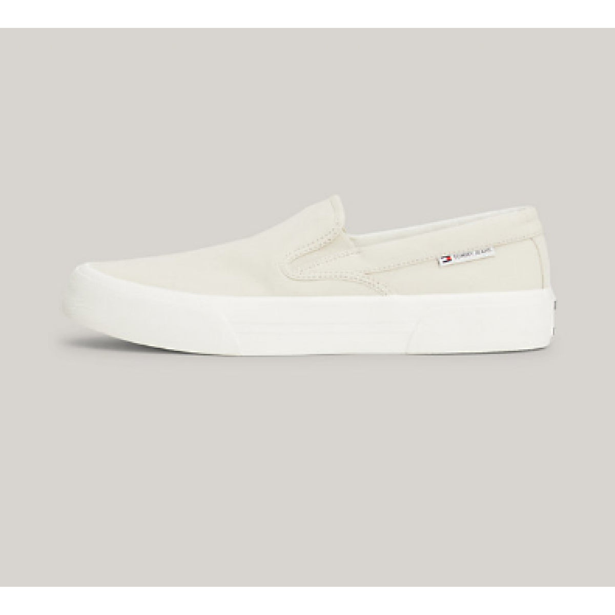 Sneakers in tela senza allacciatura