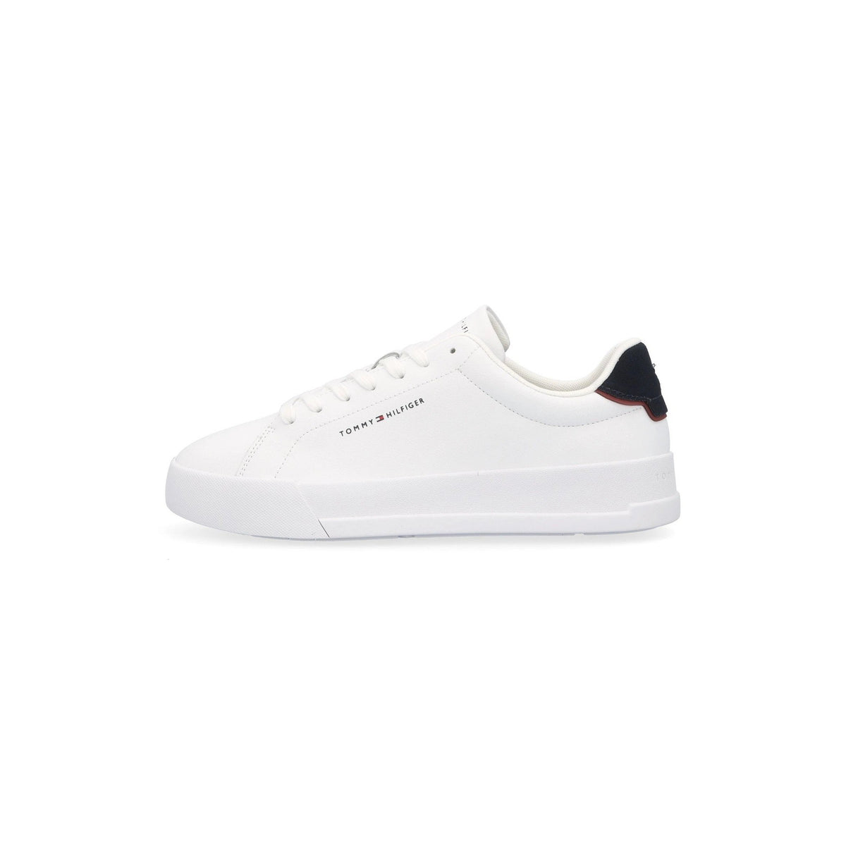 Sneakers sportive essential in pelle con logo