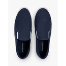 Sneakers slip on in tela di cotone