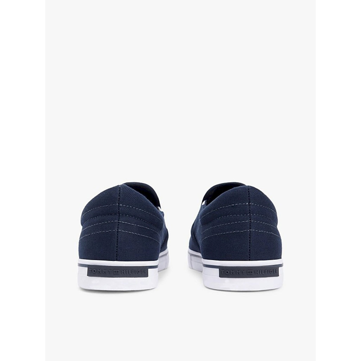 Sneakers slip on in tela di cotone