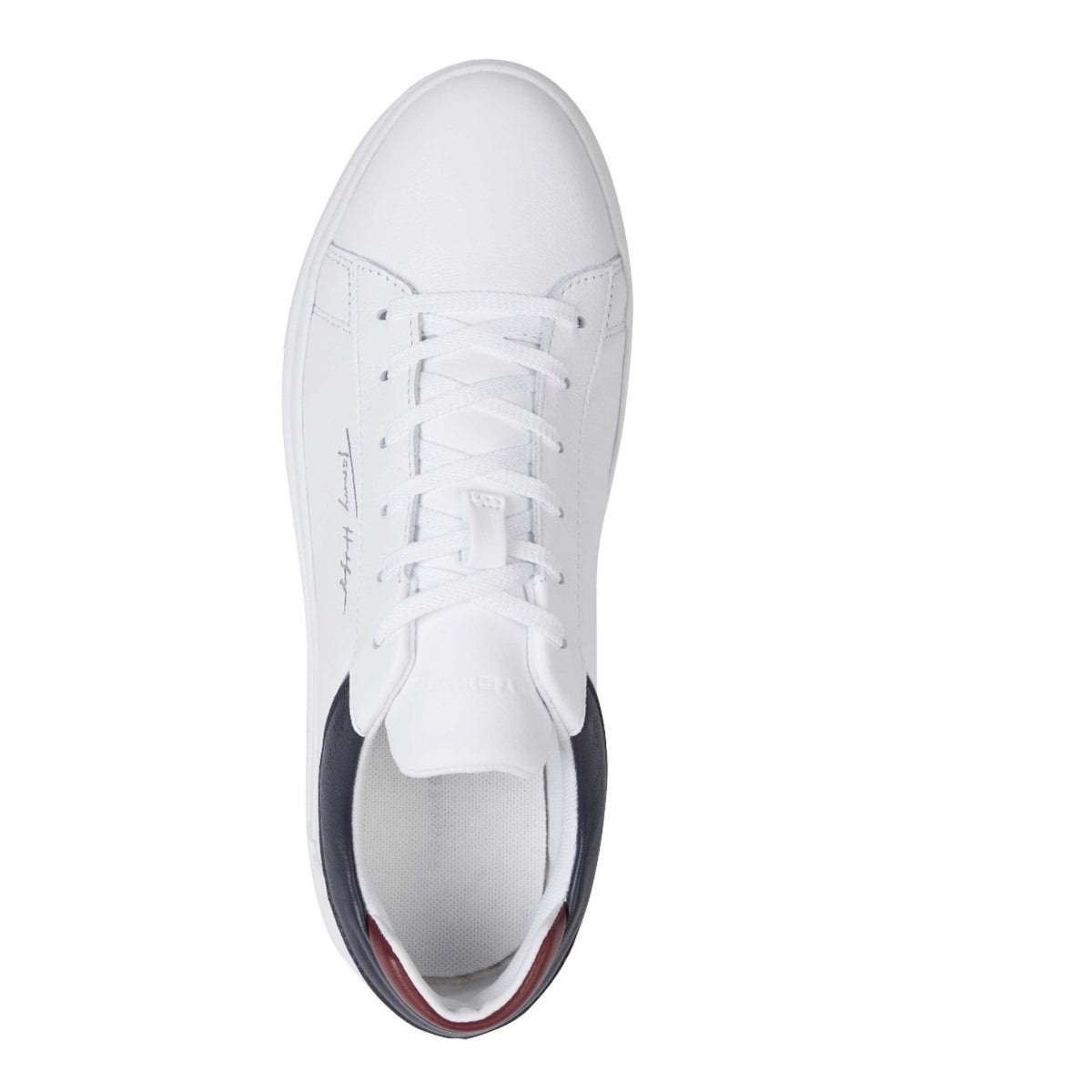 Th feminine elevated leather sneaker