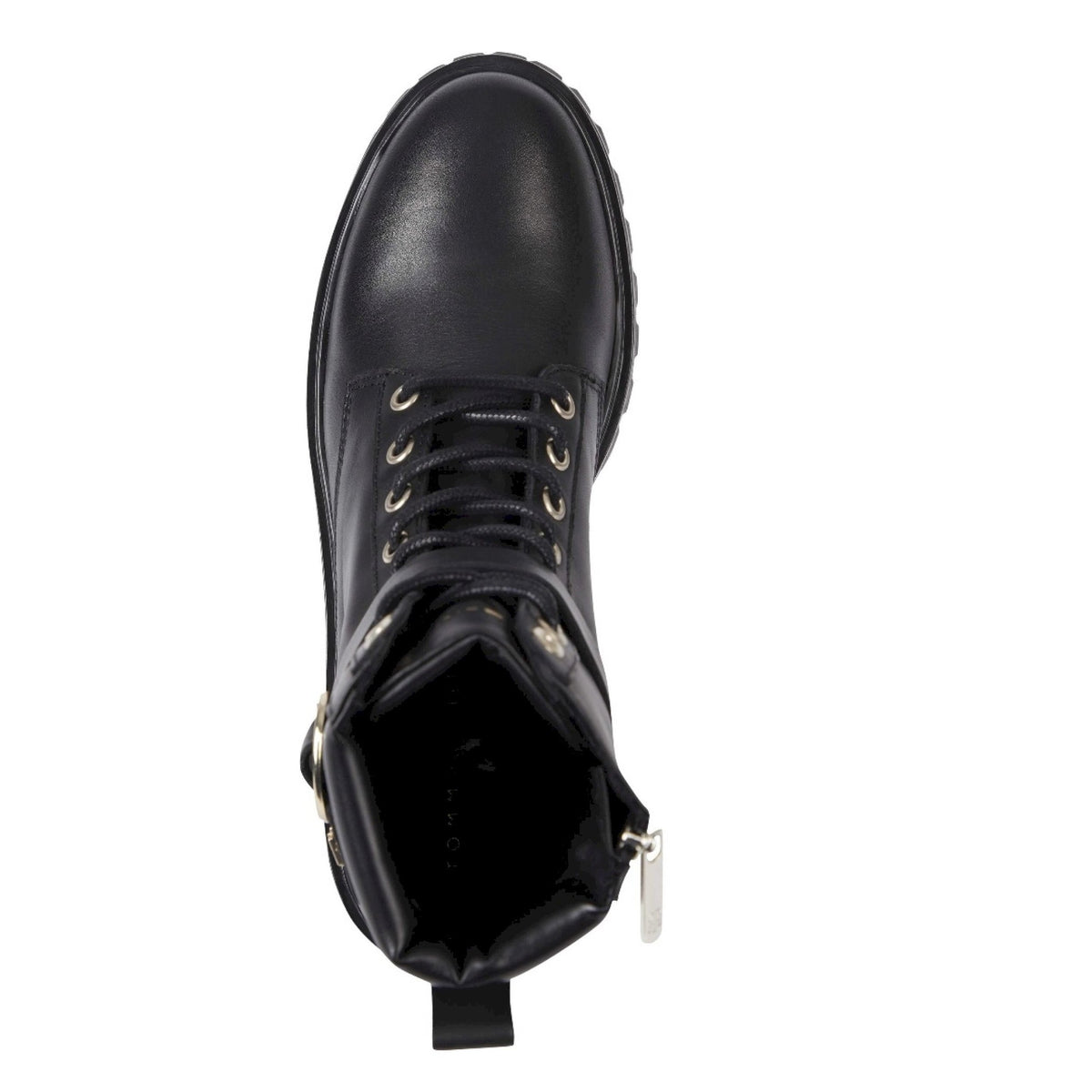 Buckle lace up boot