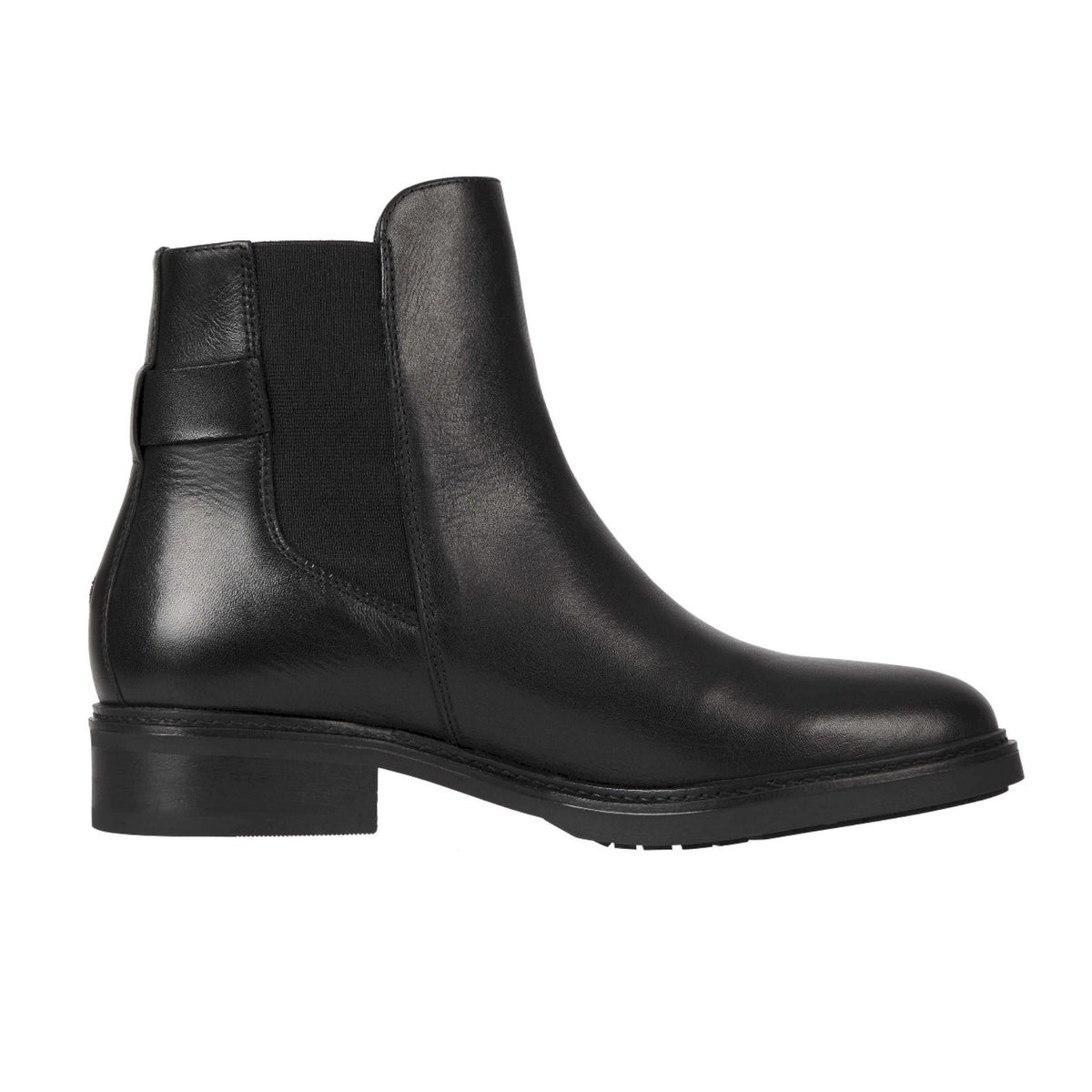 Th leather flat boot