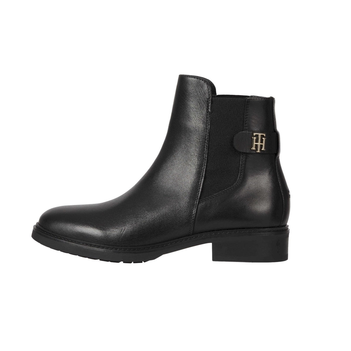 Th leather flat boot