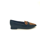 Mocassino in pelle c/animalier