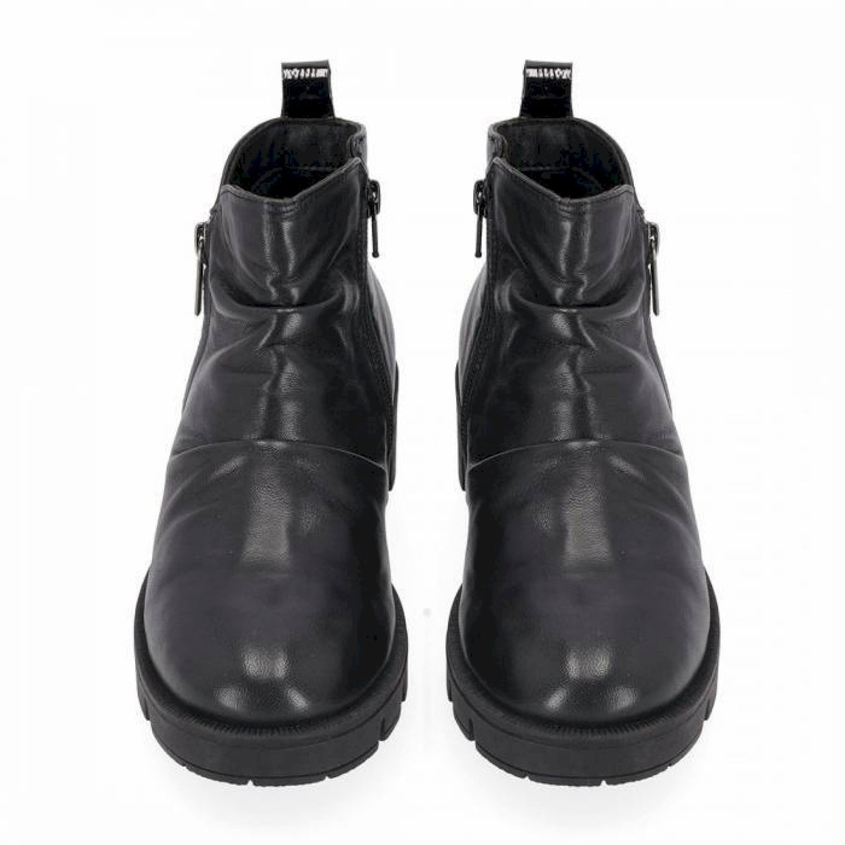 Stivaletto flex in pelle f.do carroarmato