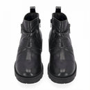 Stivaletto flex in pelle f.do carroarmato