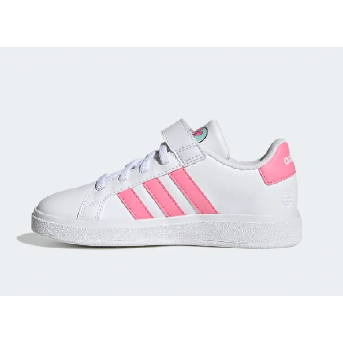 adidas x disney grand court minnie mouse elastic laces top strap