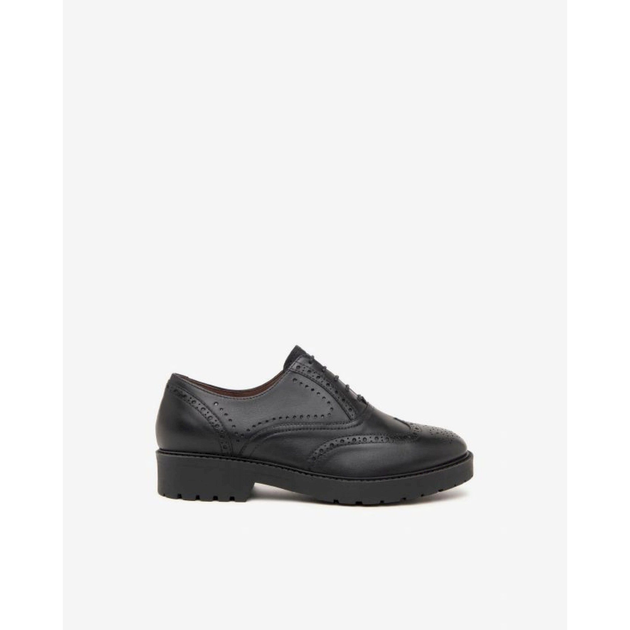 Nero giardini  francesina stringate donna in pelle