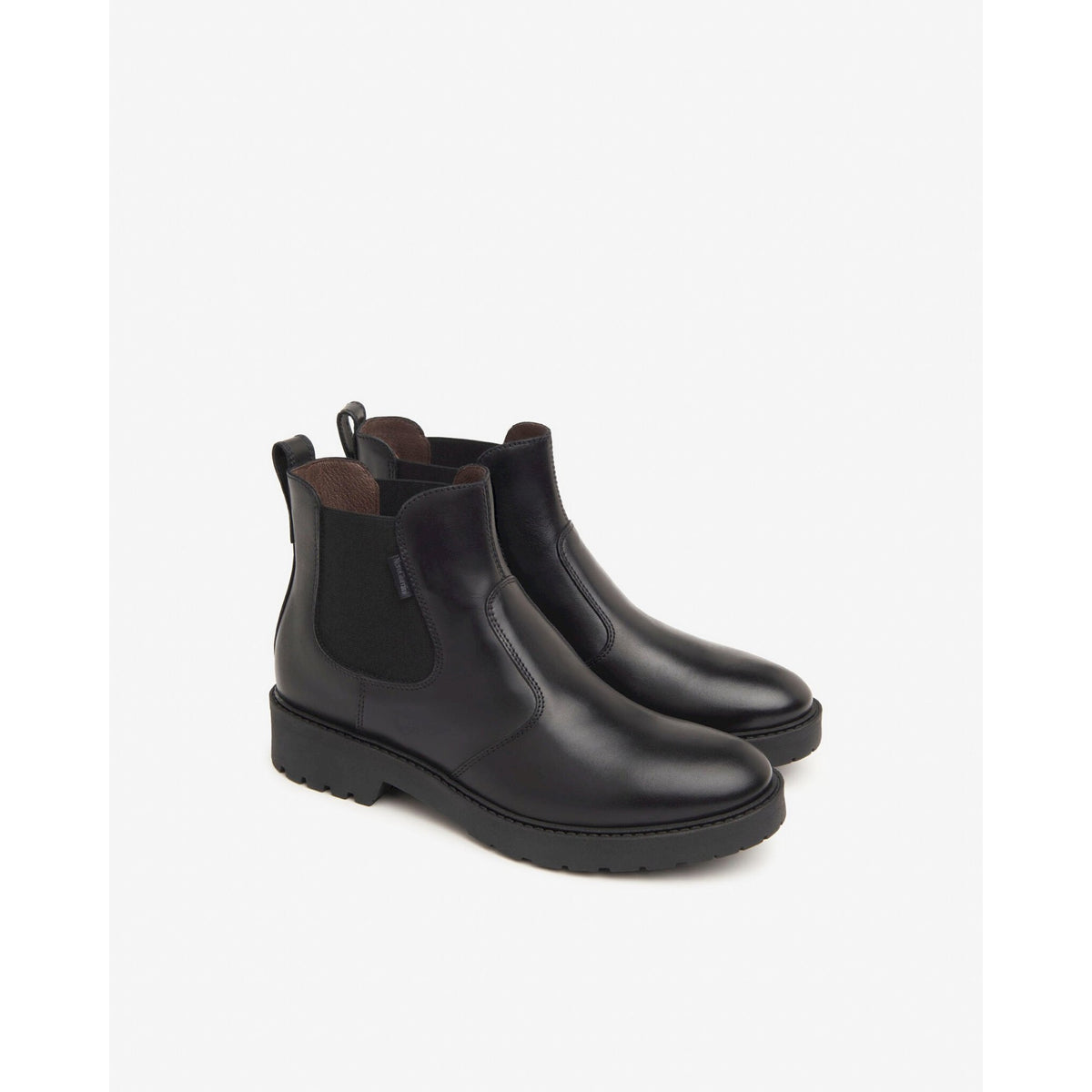 Nero giardini stivaletti chelsea donna in pelle