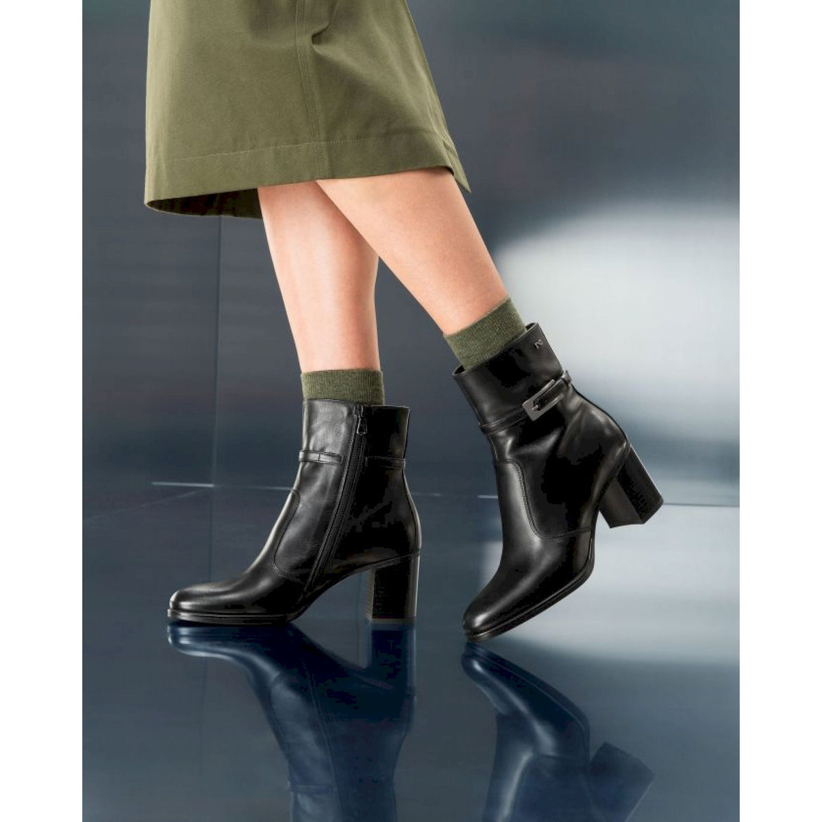 Tronchetti donna in pelle