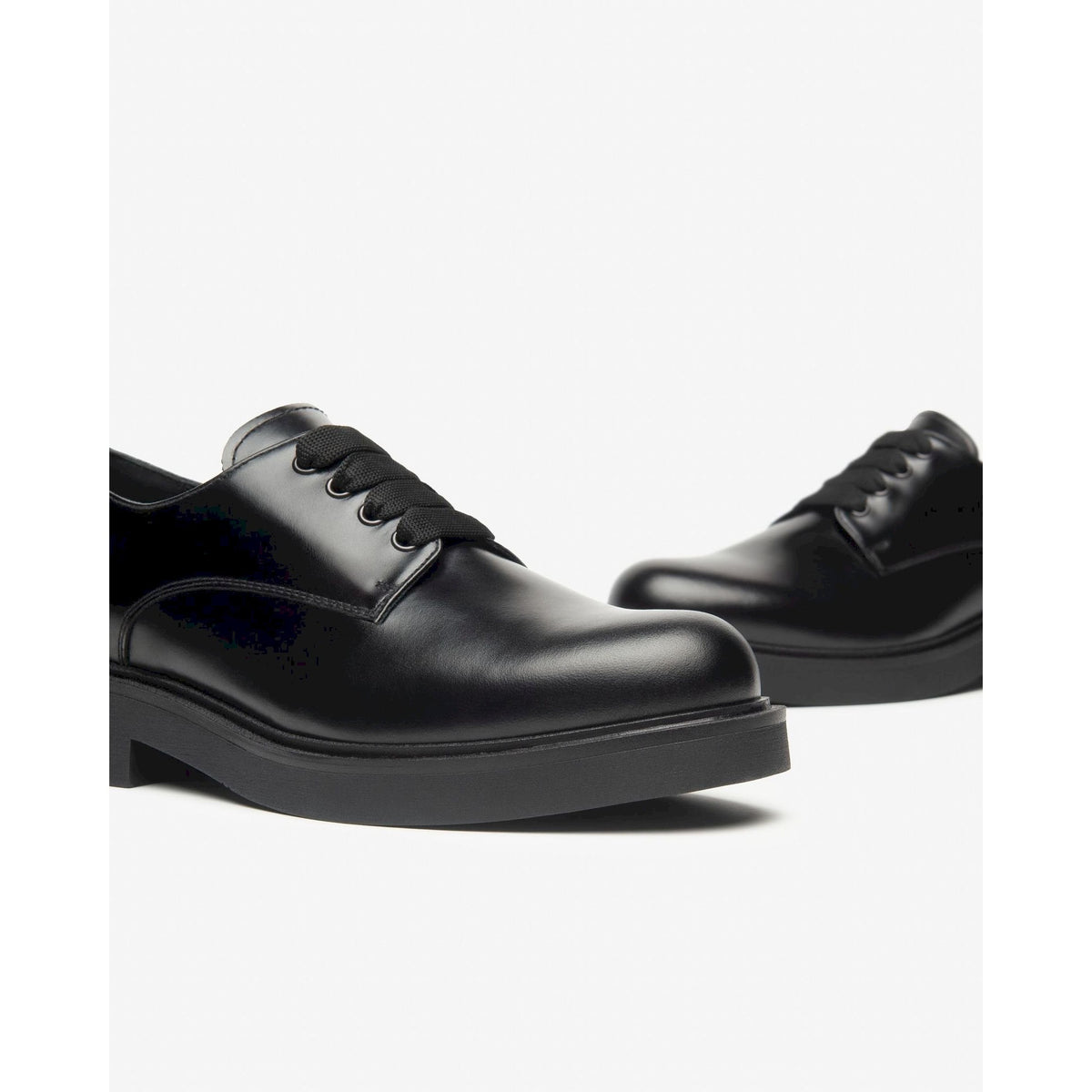 Stringate donna in pelle
