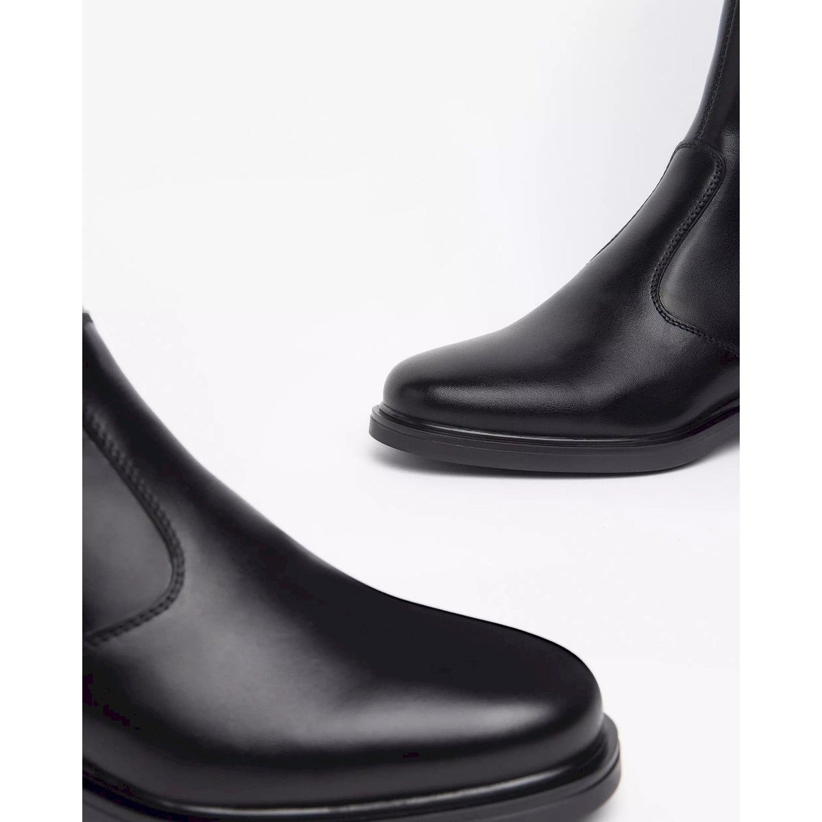 Stivali donna in pelle e materiale tecnico