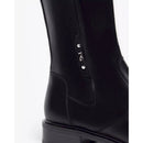 Stivali donna in pelle e materiale tecnico