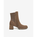 Tronchetti donna in suede e materiale tecnico