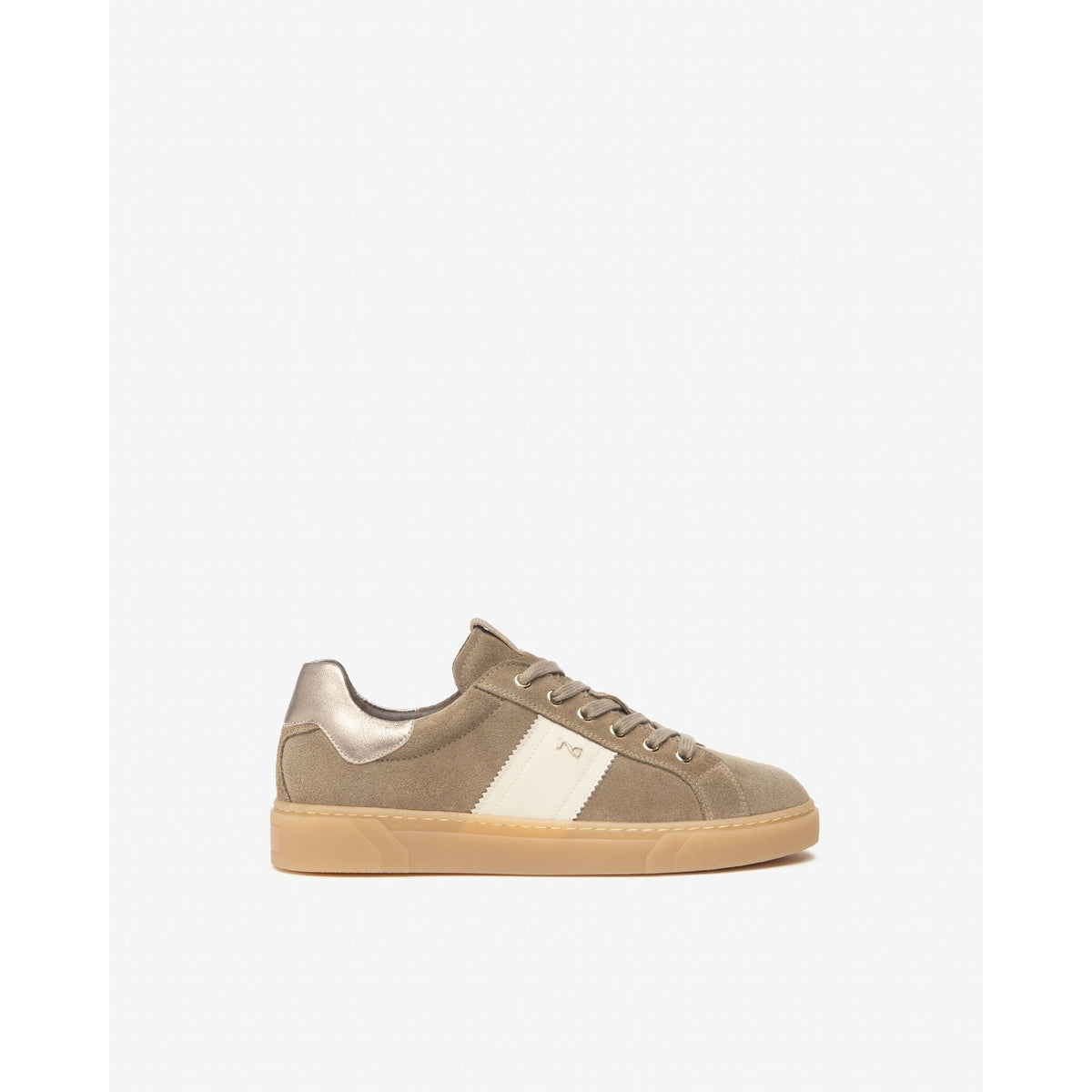 Sneakers donna in suede e pelle