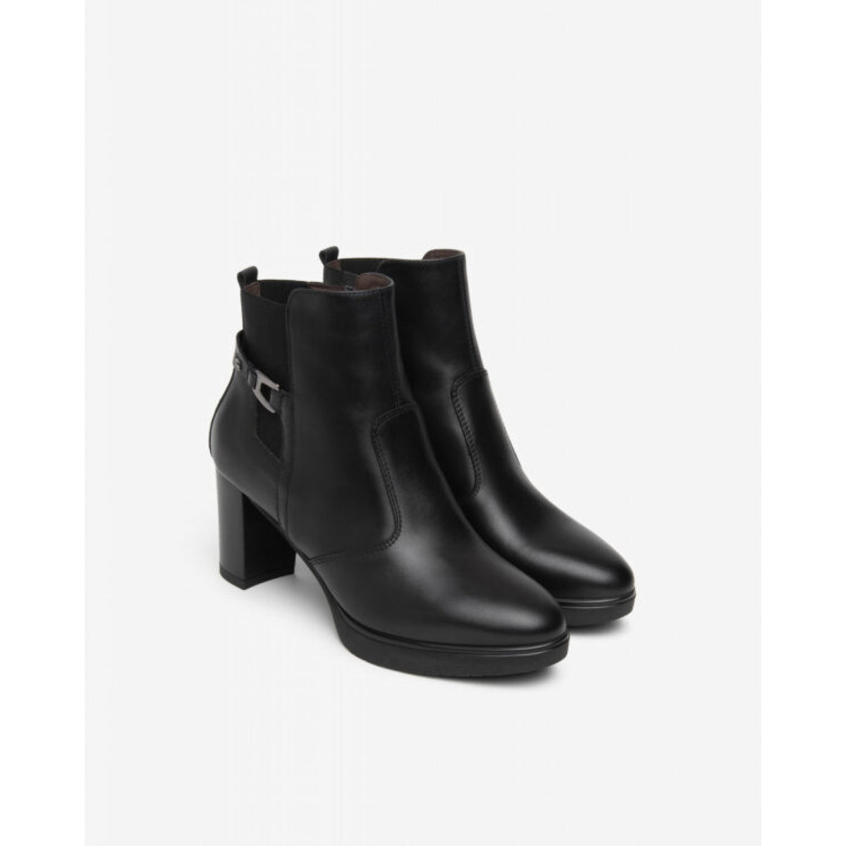 Guanto nero elastico nero pu.lesina l16720 ner