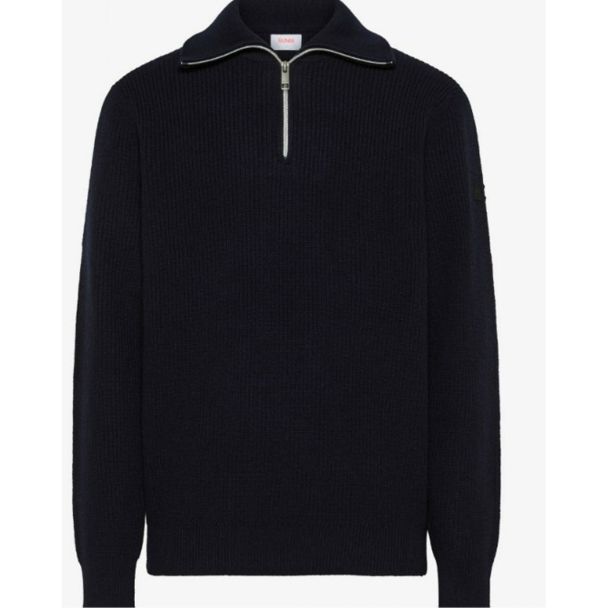 Sun 68 - sun 68 maglia in lana e cashmere con zip