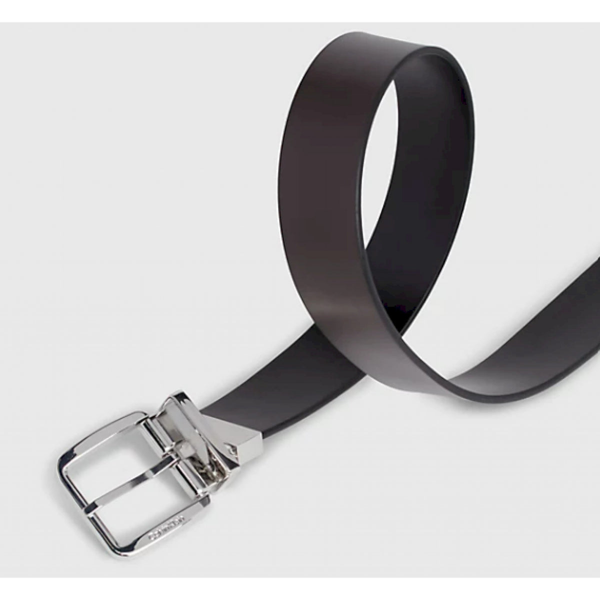 Calvin klein cintura double-face in pelle