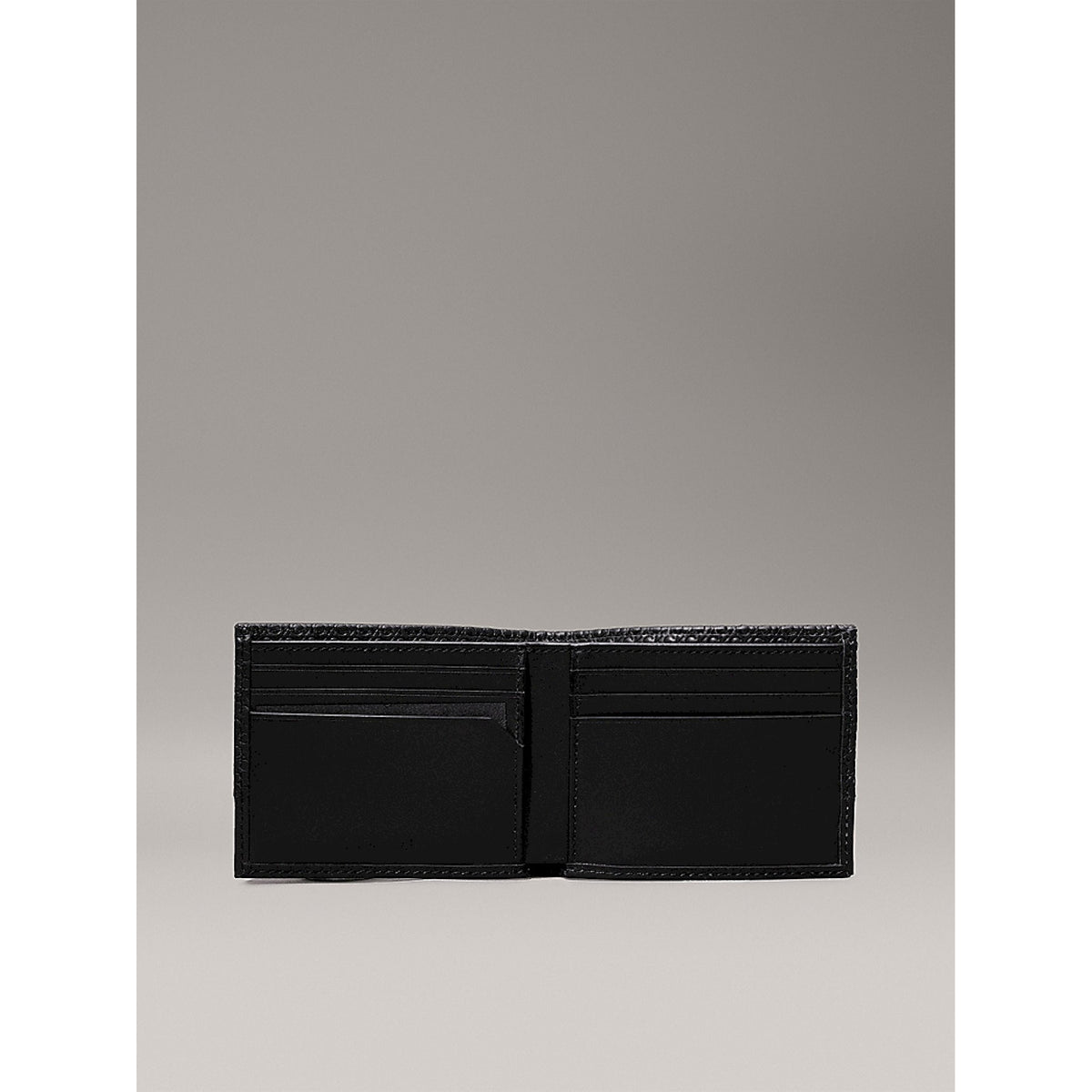 Calvin klein portafoglio rfid in pelle con logo
