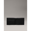 Calvin klein portafoglio rfid in pelle con logo