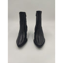 Stivaletto texano in pelle c/cerniera