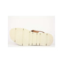 Sandalo con platform in pelle