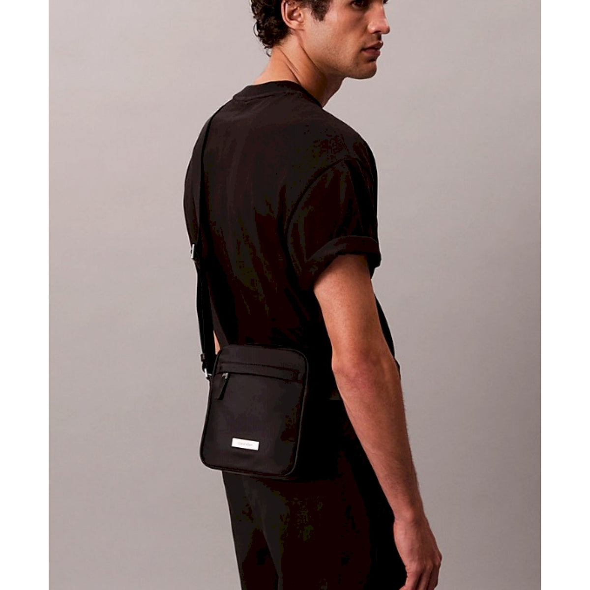 Calvin _klein borsa reporter in nylon opaco