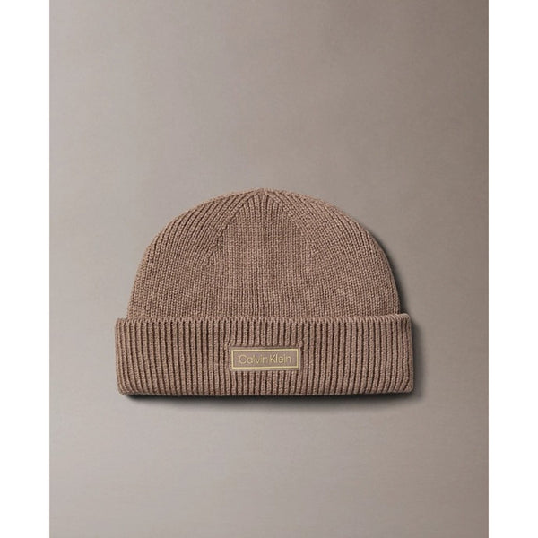 Calvinklein berretto stile pescatore in misto lana e cashmere