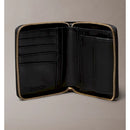 Calvin klein portafoglio con zip in pelle