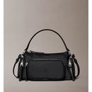 Calvin klein borsa da spalla morbida in satin e nylon