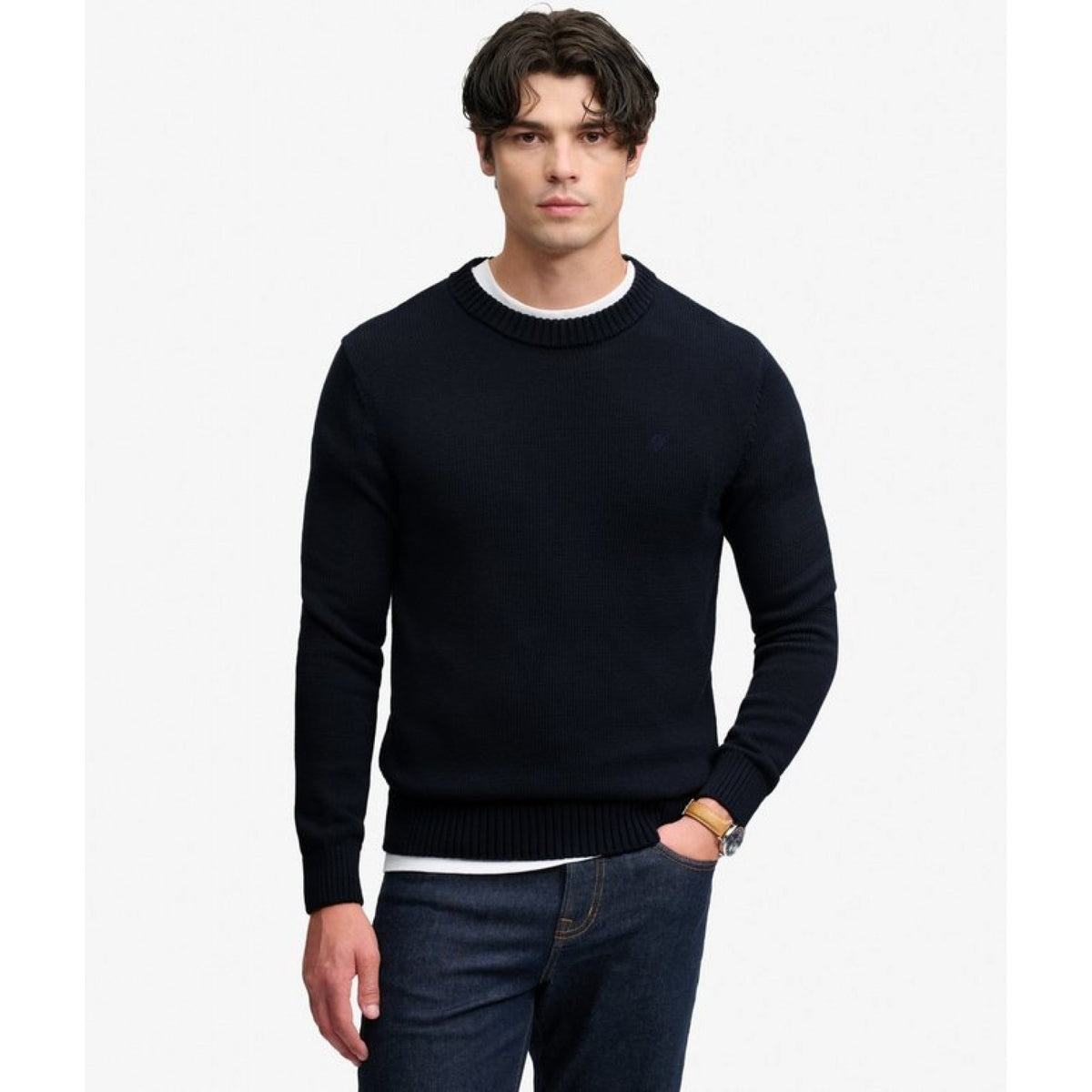 Superdry maglione in cotone preppy