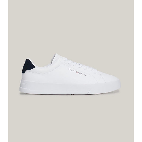 Sneakers sportive essential in pelle con logo