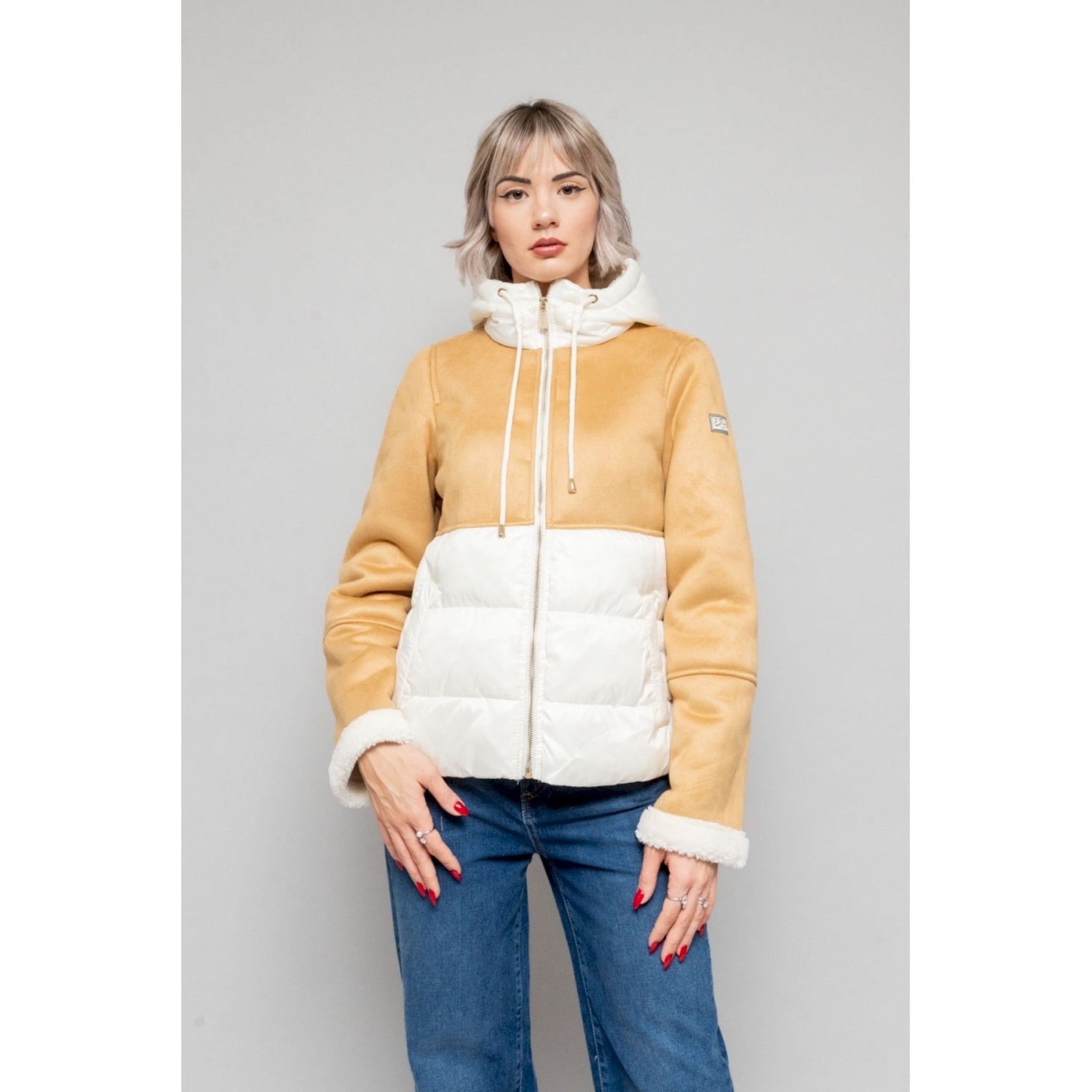 Yeszee giacca eco suede