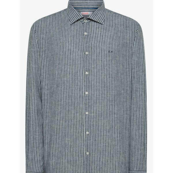 Sun 68 camicia lino righe