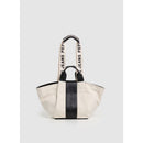 Pepe jeans aria merit borsa shopper con logo in rilievo