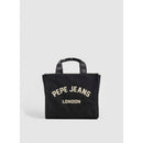 Pepe jeans borsa a tracolla in tela con logo stampato