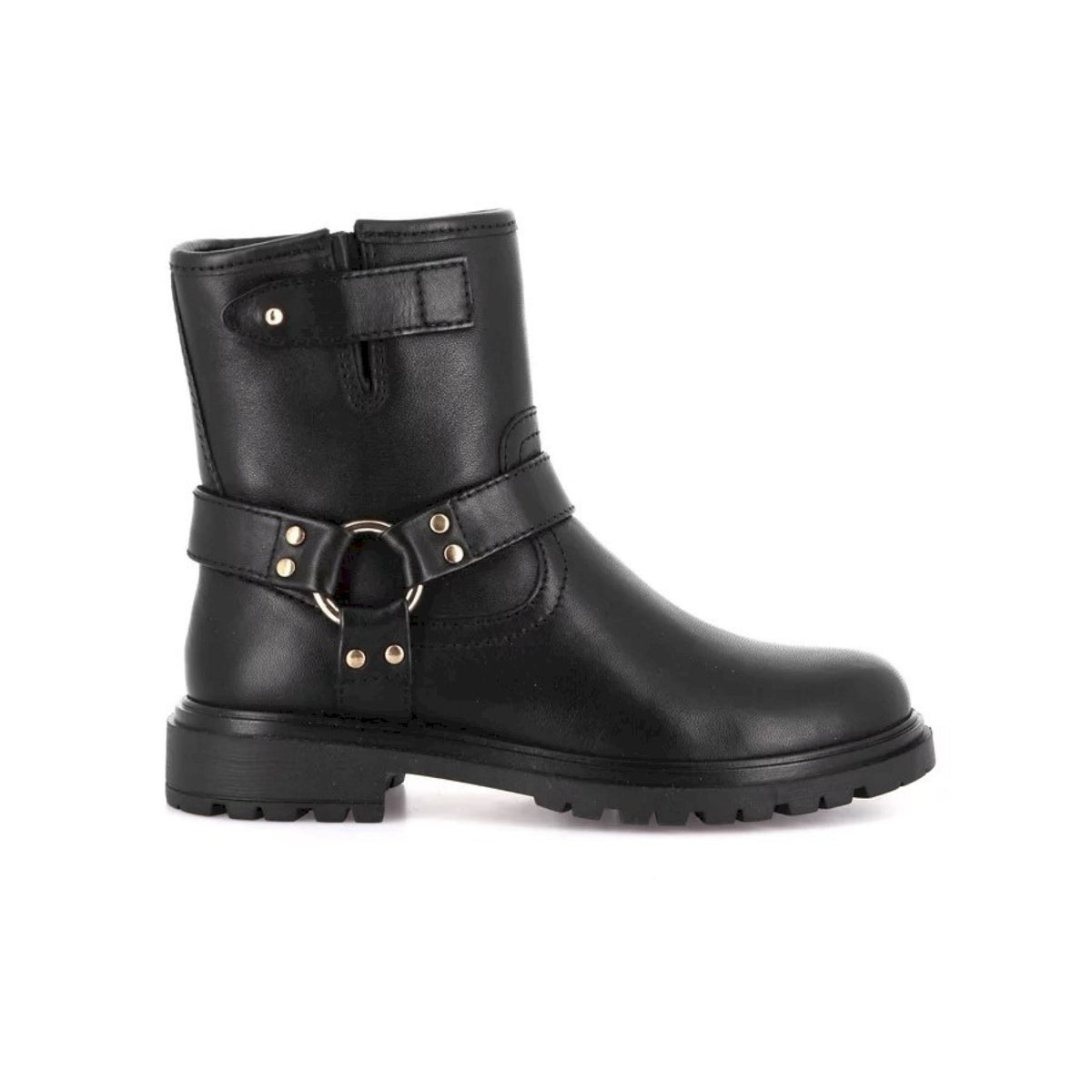 Stivaletto biker in pelle da bambina | clip