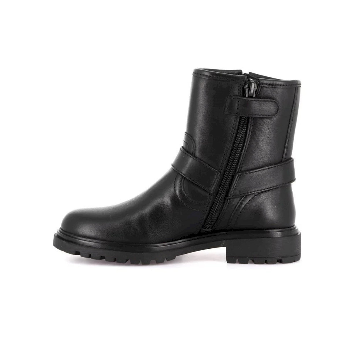 Stivaletto biker in pelle da bambina | clip