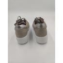 Scarpa con zeppa e cerniera