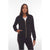 Freddy felpa zip e collo alto da donna con piping satin e strass
