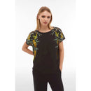 Freddy t-shirt in jersey modal comfort fit con stampe laterali