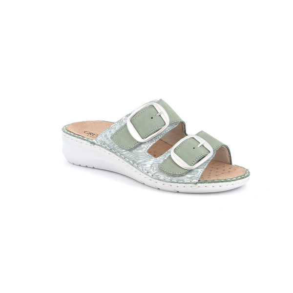 Ciabatta comfort in pelle | dami