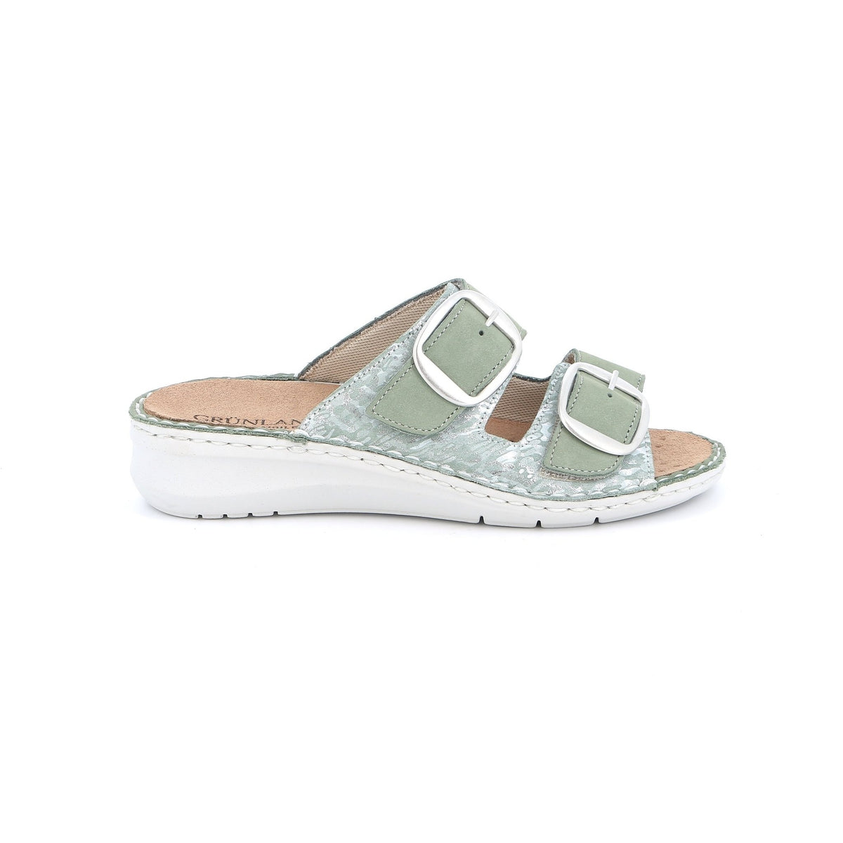 Ciabatta comfort in pelle | dami