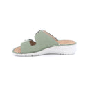 Ciabatta comfort in pelle | dami