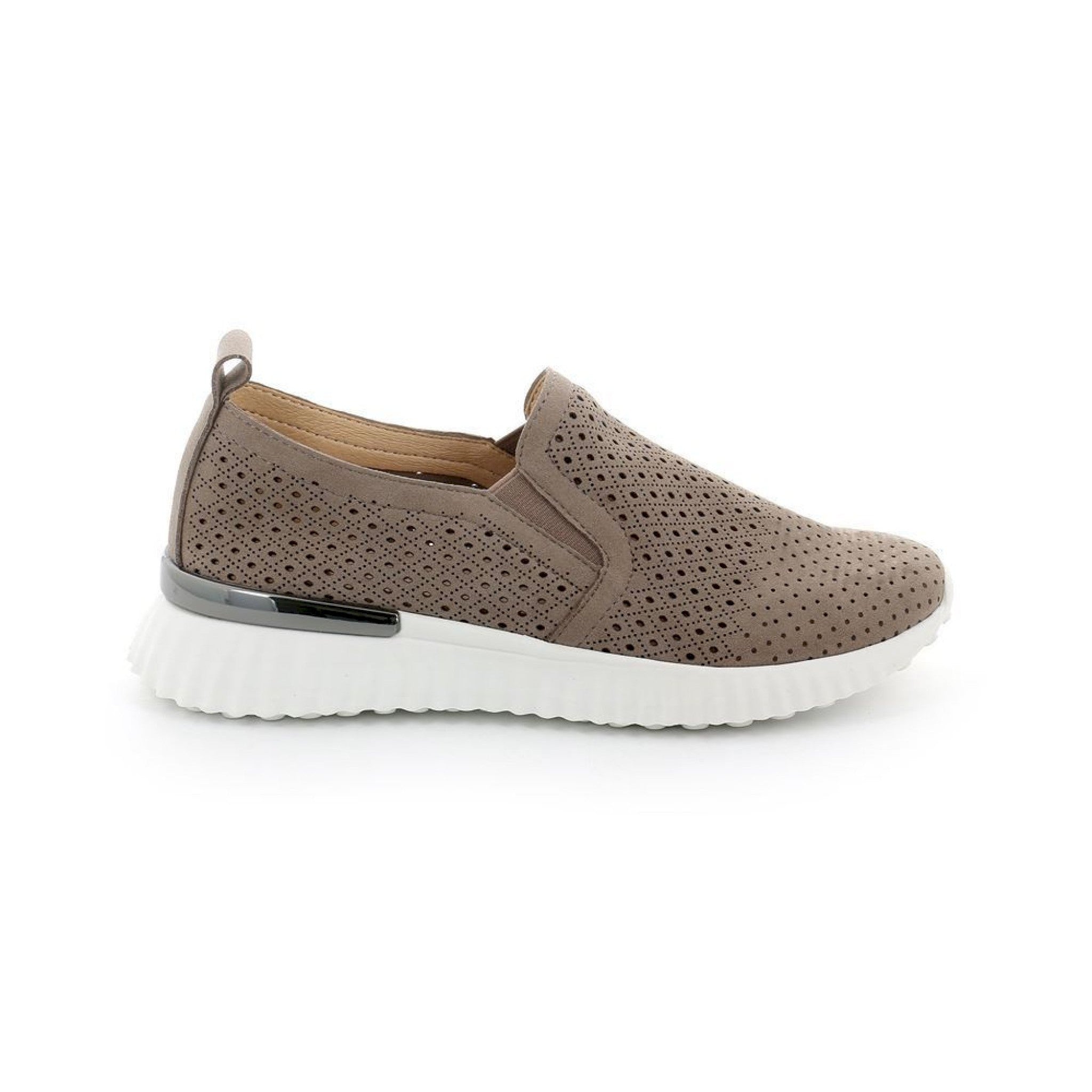 Sneaker vity con tomaia traforat elastici esternia