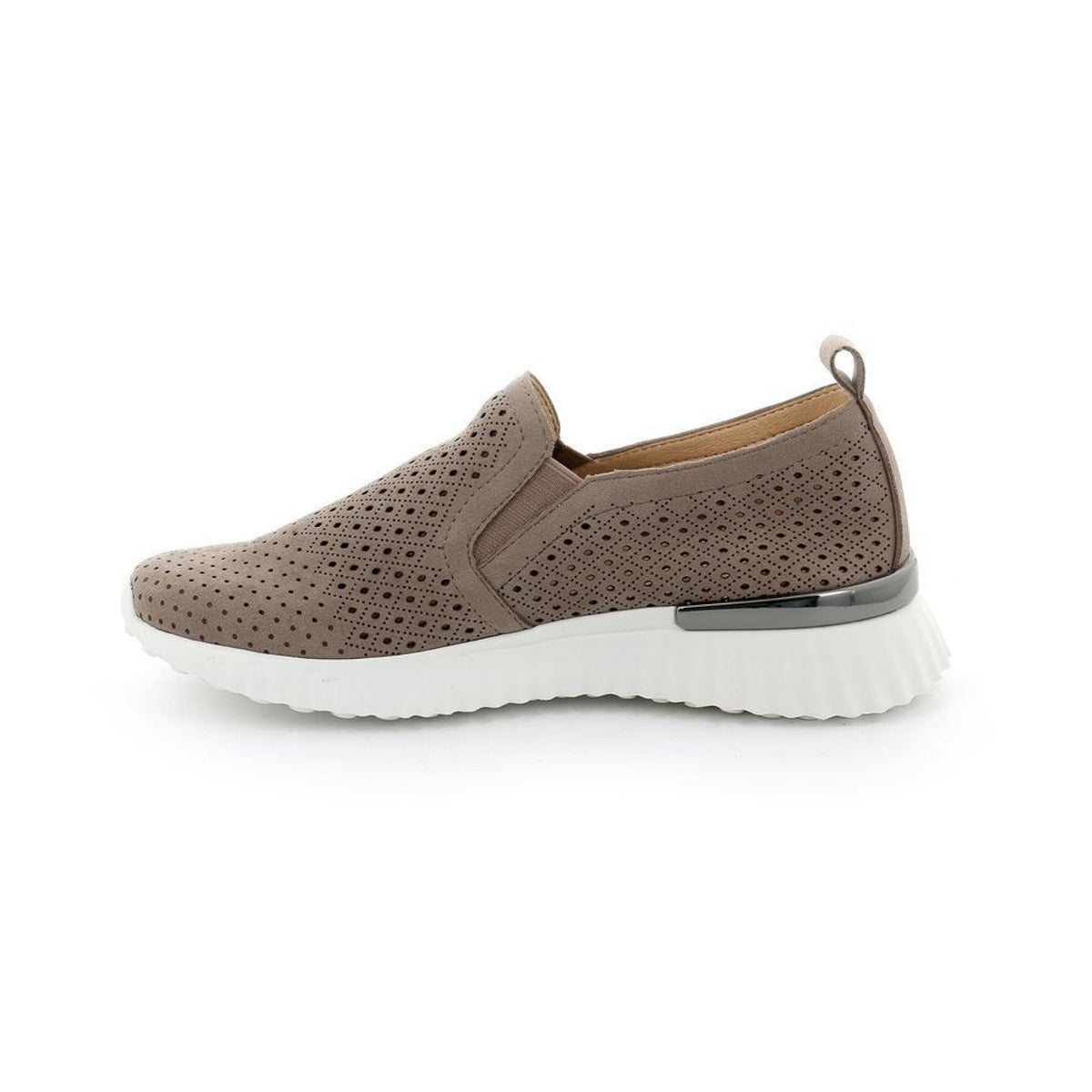 Sneaker vity con tomaia traforat elastici esternia