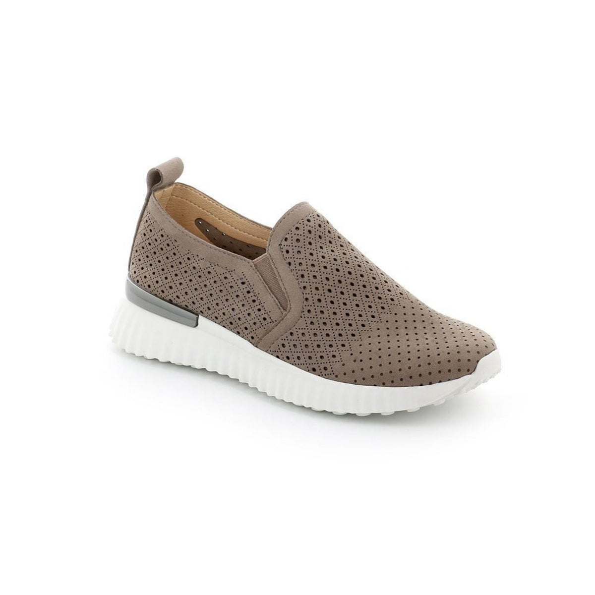 Sneaker vity con tomaia traforat elastici esternia