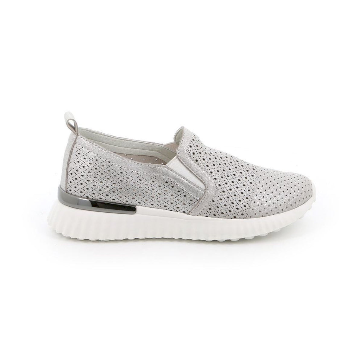 Sneaker vity con tomaia traforat elastici esternia