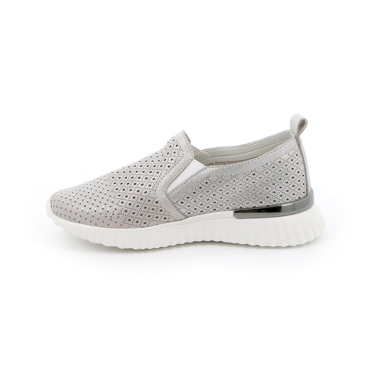 Sneaker vity con tomaia traforat elastici esternia